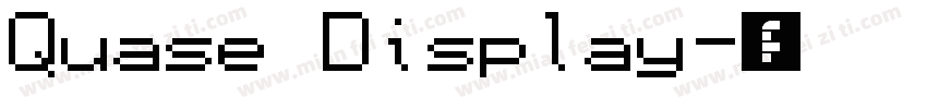 Quase Display字体转换